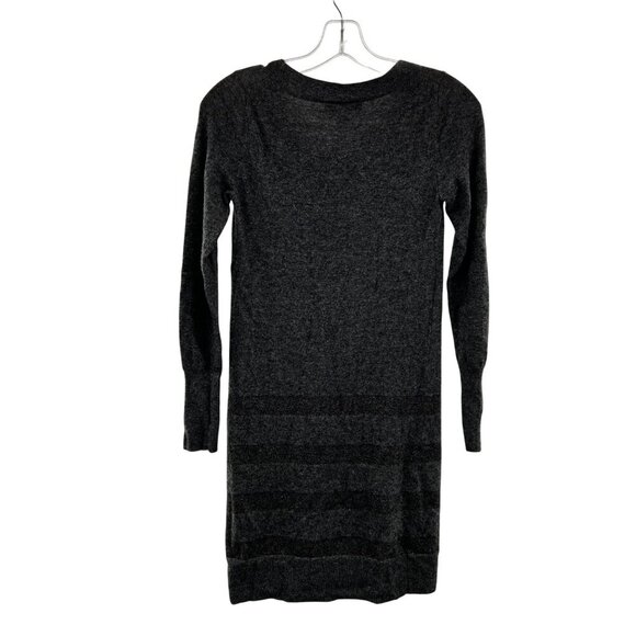 Banana Republic Women's Sweater Dress Gray Size XS Glitter Striped - Picture 7 of 9